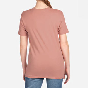 T-shirt en jersey de coton ajusté de qualité supérieure, t-shirts à col rond - Product Image 3