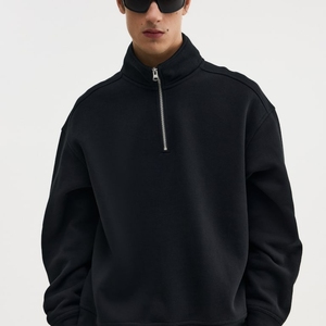 Décontracté Couleur Unie Nouvelle Mode Automne Simple Marque Homme Meilleure Vente Polyester O-cou - Product Image 2