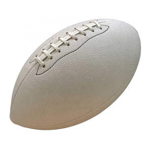 Pelota de Rugby de alta calidad con súper vejiga Agarre de larga duración Diseño de logotipo personalizado Estilo clásico para uso profesional Cosido a mano - Product Image 6