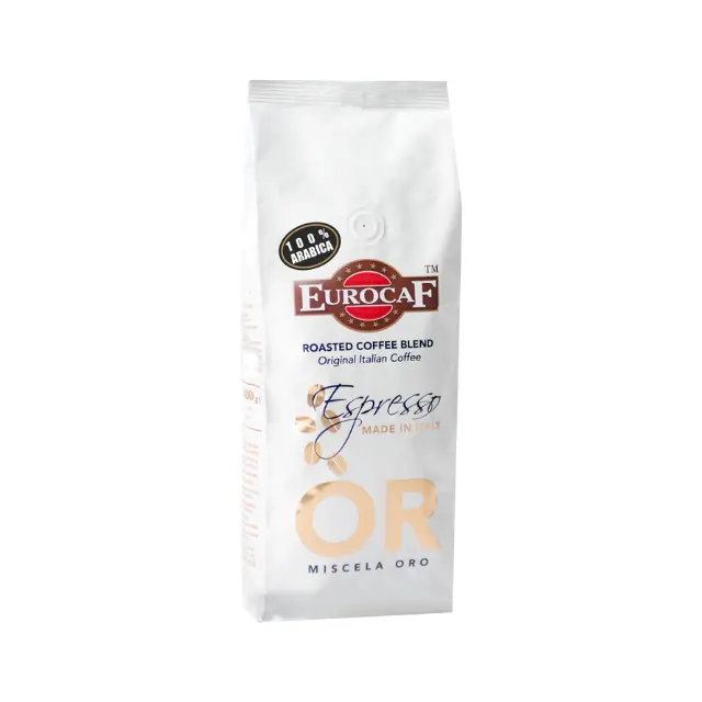 Gebrande Koffiebonen Blend Of 100% Arabica Eurocaf Zoete Koffie
