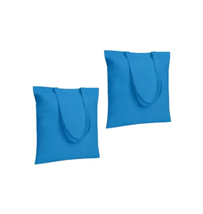 กระเป๋าผ้าแคนวาสสีทึบมาใหม่2024กระเป๋าผ้าแคนวาสสำหรับช้อปปิ้งสินค้าขายส่ง - Product Image 1