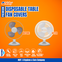 Housses de ventilateur jetables imperméables non tissées NIDY pour ventilateurs sur pied et muraux |   Housse de protection lavable pour le secteur médical/santé