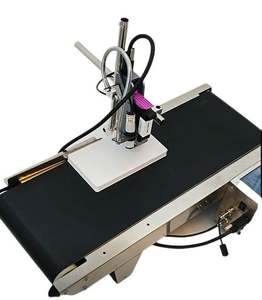 Système <span class=keywords><strong>d</strong></span>'impression <span class=keywords><strong>d</strong></span>'étiquettes à jet <span class=keywords><strong>d</strong></span>'<span class=keywords><strong>encre</strong></span> portable avec écran tactile en ligne de 4,3 pouces avec bande transporteuse Codage continu Date/Lot et code-barres - Product Image 2