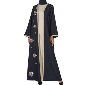 Nueva colección Abaya de tendencia, ropa de la mejor calidad, vestido sólido de larga duración para mujer, Abaya de Dubái para mujer - Product Image 2