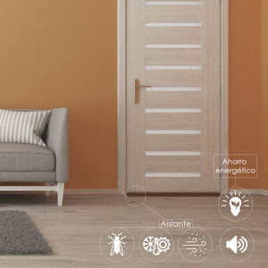 Guarnizione per porta in schiuma marrone sottoporta 95 cm. - Product Image 5