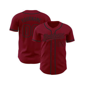 Men Baseball Jersey Breathable V-neck Short Sleeve 100% Polyester High Quality Fashion Hip Hop Streetwear Digital Print OEM - Product Image 5