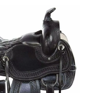 Qualité supérieure 100% fait à la main Style anglais selle occidentale en cuir Durable équitation sports équestres divertissement - Product Image 5