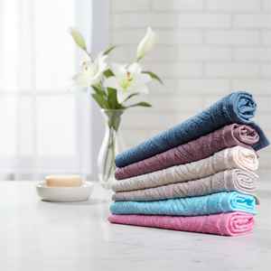 Serviette de bain et de visage en coton turc jacquard 100 % de la marque MYT-EX, taille personnalisée, motif moderne, 450 GSM, super absorbante, vente en gros - Product Image 5