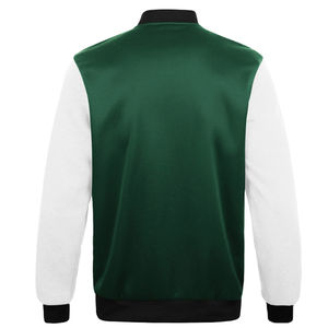 แจ็กเก็ตเบสบอลสีดำสำหรับผู้ชายและผู้หญิงเสื้อแจ็กเก็ตเบสบอลปักลายสำหรับผู้ชายเสื้อแจ็กเก็ตเลตเทอร์แมนสำหรับฤดูใบไม้ร่วง - Product Image 6