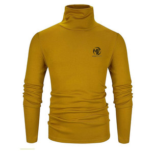 Classic Casual Top Warm <b>Neck</b> Design Soft Touch Fabric Full Sleeves for Seasonal <b>Men</b> <b>Turtle</b> <b>Neck</b> Shirt - Product Image 1