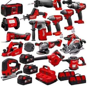 Compra 10 y Obtén 5 Gratis - Kit Combinado Inalámbrico MilwaukeeS 2695-34 2896-26 M18 FUEL 18V de 16 Piezas con Batería de Litio-Ion - Product Image 1