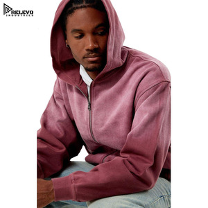 Sudadera con Capucha y Cremallera para Hombre, Estilo Casual, Venta Directa de Fábrica, Nuevo Estilo, Ligera, al por Mayor - Product Image 3