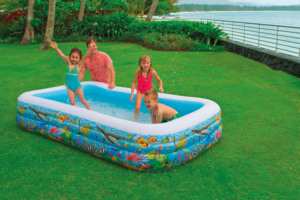 Piscina Gonfiabile Familiare Tropicale Cm. 305x183x56 H (olt. 1.050) - Product Image 1