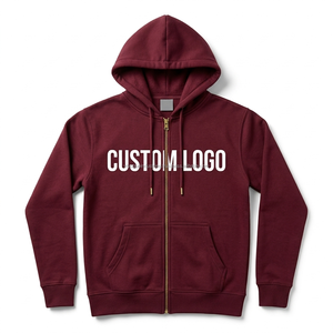 เสื้อฮู้ดดี้สั่งทำสำหรับแบรนด์เสื้อผ้า รับผลิตแบบ OEM ปริมาณขั้นต่ำน้อย จัดส่งรวดเร็ว ปักลาย พิมพ์ลาย DTG - Product Image 4