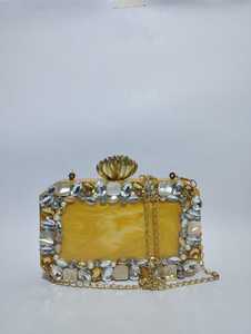 Handbags Resin Clutch Dinner <b>Bag</b> For Women Wholesales Luxury <b>Crystal</b> Purses Clutch Evening Handbag Ladies - Product Image 3