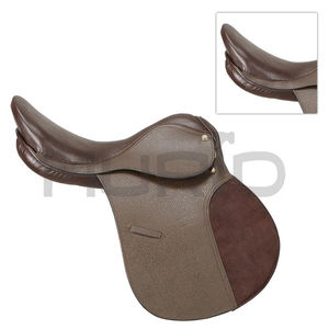 Nouvelle selle de dressage de saut à tout usage en cuir anglais Toutes les tailles disponibles Arbre en bois Produits de course de chevaux anglais d'Inde - Product Image 6