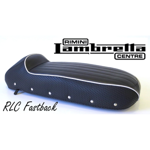 Asiento deportivo 'RLC Fastback' (negro) Lambretta LI + TV + SX + Special + DL + Serveta - Product Image 1
