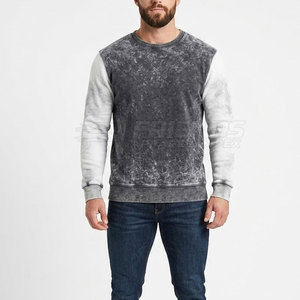 Camisetas Térmicas Casuales de Algodón 100% con Lavado Ácido para Hombre, Tejido Suave, Ligero, de Secado Rápido, Cálidas para el Invierno y Uso Diario - Product Image 3