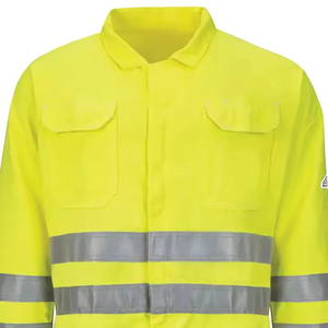 High Quality Workers Suit Safety <b>Overall</b> <b>Men</b> Fabric Fire Resistant Workwear Coveralls Customized Uniforms Reflection Breathable - Product Image 5