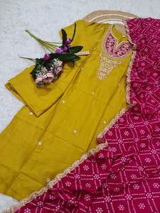 NUEVA LLEGADA Conjunto Salwar Kameez moderno para mujer con bordado de trabajo pesado y diseño Reversible para ocasiones de fiesta - Product Image 5