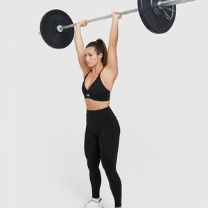Vente en gros Ensemble soutien-gorge et short de jogging en coton pour femmes Coupe décontractée Vêtements de détente Ensembles pour femmes avec étiquette personnalisée Style d'été - Product Image 6