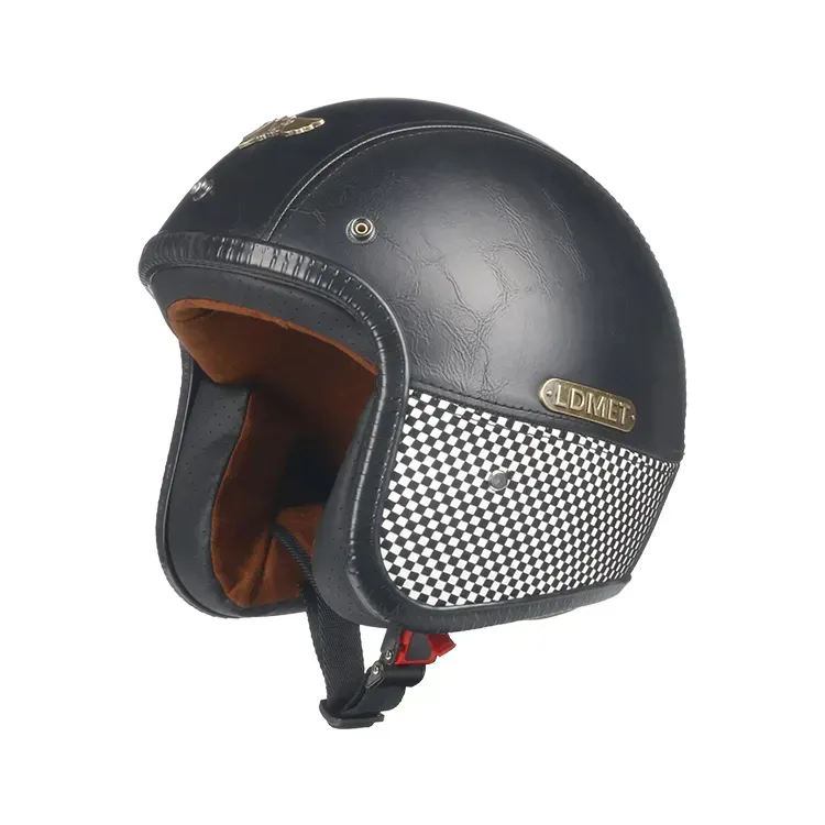 TN-8658中国モーターサイクルオープンフェイスヘルメットバイクダートバイクヘルメットレトロチャイニーズハーフモトヘルメット