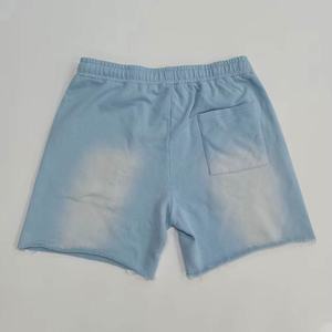 Pantalones Cortos de Hombre de Tela de Algodón Grueso con Lavado Ácido Vintage y Logotipo Personalizado - Product Image 2