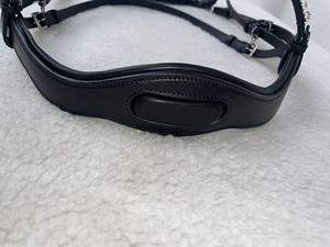 Brida de Cuero Premium para Caballo con Diadema de Cristal Rosa, Diseño Acolchado Cómodo, Accesorios Duraderos para Equipo Ecuestre - Product Image 3