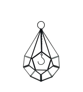 Modern Ring Box Geometric Wedding <b>Table</b> Centerpiece Home Decor Stained Glass Geometric Amber Black <b>Clear</b> Valentine Print - Product Image 1