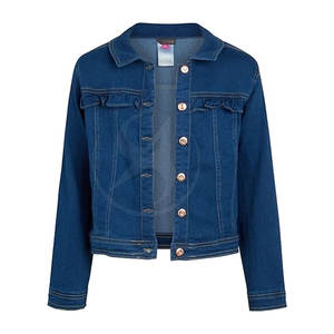 Meilleure vente sur mesure femmes jean veste Top Design 2025 léger femmes jean vestes - Product Image 1