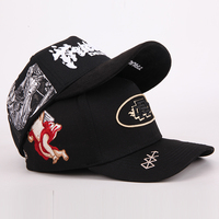 Gorra bordada de 5 paneles de algodón personalizada, nuevo logotipo en blanco al por mayor, gorras de béisbol para hombre, gorra de béisbol deportiva