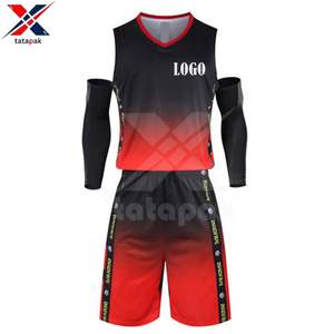 เสื้อบาสเก็ตบอลทีมเยาวชนและผู้ใหญ่เสื้อเจอร์ซีย์ระเหิดแบบกำหนดเองและกางเกงขาสั้นที่ตรงกัน - Product Image 1