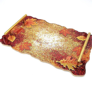 Tabla de Cortar de Resina Epoxi Natural Hecha a Mano con Tema de Hadas, Tabla para Servir, Tabla de Charcutería, Tabla para Cortar Pan, Tabla para Rebanar Queso - Product Image 1