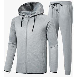 Survêtement d'entraînement sportif nouveau style personnalisé 100% coton pour hommes avec fermeture éclair respirante vente en gros - Product Image 5