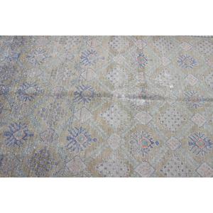 Tapis de 4,2 x 7,1 pieds, tapis vintage, tapis à motifs floraux bleus - Product Image 5