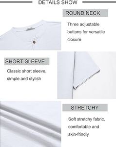 เสื้อยืดแขนยาวถักวาฟเฟิลไม้ไผ่ออร์แกนิกสำหรับผู้ชายเป็นมิตรต่อสิ่งแวดล้อมอย่างยั่งยืนโอเวอร์ไซส์ - Product Image 4