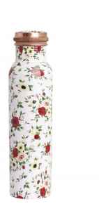 Botellas de agua de cobre utilizadas para beber botella de agua orgánica disponible al por mayor en diferentes diseños y acabados con impresión de tapa - Product Image 6