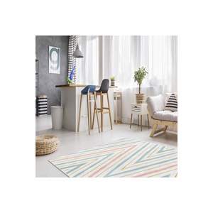 Alfombra Rectangular Impresa Digital Jacquard Hecha a Mano, Alfombra Colorida en Zigzag para Habitación, Decoración de Dormitorio, Hogar, Sala de Estar - Product Image 2