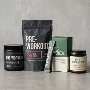 Polvo Pre-Entrenamiento Personalizado de Marca Privada OEM ODM, 20 Porciones, Sabor Cereza y Lima, Suplemento Deportivo - Product Image 1