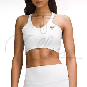 Soutien-gorge de sport de yoga de haute qualité pour femmes, maintien élevé, sans couture, logo frontal, confortable, respirant, vente chaude - Product Image 5