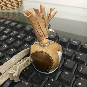 Fauconnerie capuche porte-clés magnifiquement conçu gant en cuir de haute qualité porte-clés fauconnerie accessoires de chasse - Product Image 1