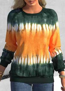 2025 High Quality Winter Women's New Style Solid <b>Top</b> Neck <b>Raglan</b> Long Sleeves Casual Loose Waterproof Anti-shrink 100% Cotton - Product Image 6