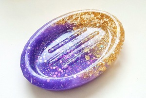 Porte-savon en résine époxy, forme personnalisée, couleur personnalisée, vente chaude, porte-savon en résine de haute qualité - Product Image 6