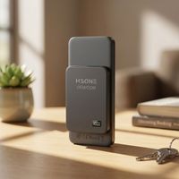 Banco de Energía Magnético Compacto 2 en 1 de 22.5W, Alta Capacidad de 10,000mAh, 3 Salidas USB, Carga Inalámbrica, Pantalla LED, Carga Rápida