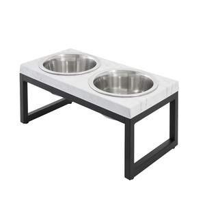 Cuenco de comida de acero inoxidable para perros, decoración de color plateado, diseño clásico, cuenco de comida para perros para decoración del hogar y el jardín - Product Image 4