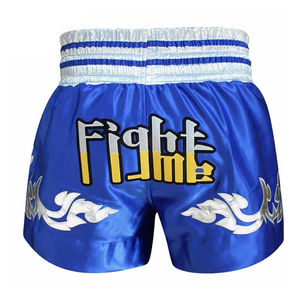 Pantalones Cortos de Boxeo MMA Personalizados 100% Poliéster Elásticos Ligeros Transpirables de Secado Rápido Ropa de Artes Marciales para Peleas - Product Image 5