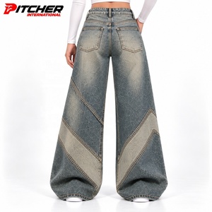 Jeans de Mezclilla Personalizados para Mujer, Jeans Cigarette, Mezclilla Índigo para Marcas de Moda, Suministro al por Mayor de Marca Privada - Product Image 3