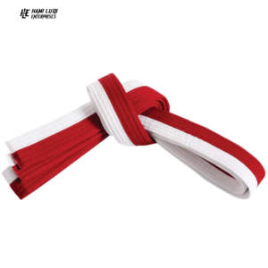 Venta al por mayor de OEM Jiu Jitsu de algodón pesado BJJ cinturones logotipo artes marciales Taekwondo Karate Judo con rayas blancas brasileñas - Product Image 3
