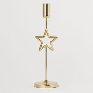 Bougeoir en métal pour la décoration de la maison porte-bougie pour l'éclairage et le jeu porte-bougie décoratif élégant finition antique - Product Image 6