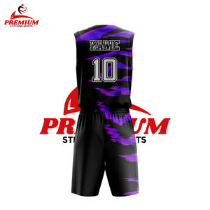 Uniformes de Baloncesto con Logotipo Personalizado, Jersey de Poliéster Transpirable para Hombres y Estudiantes, Impresión por Transferencia de Calor, Antibacteriano, Secado Rápido - Product Image 6